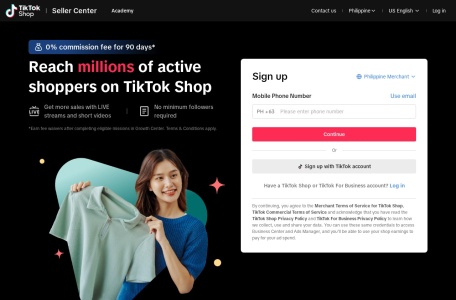 TikTok菲律宾本土店卖家中心
