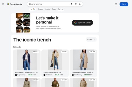 Google Shopping 谷歌购物
