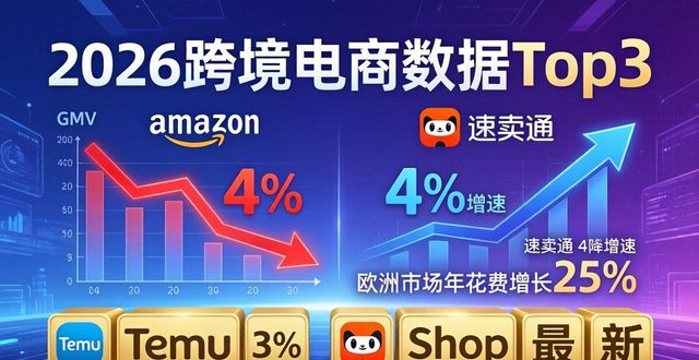 2026年5月跨境电商数据Top3排行榜 哪些平台在疯涨 哪个市场最值得押注