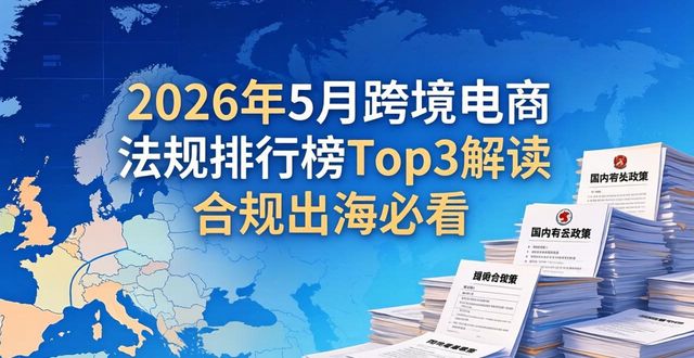 2026年5月跨境电商法规排行榜Top3解读 合规出海必看