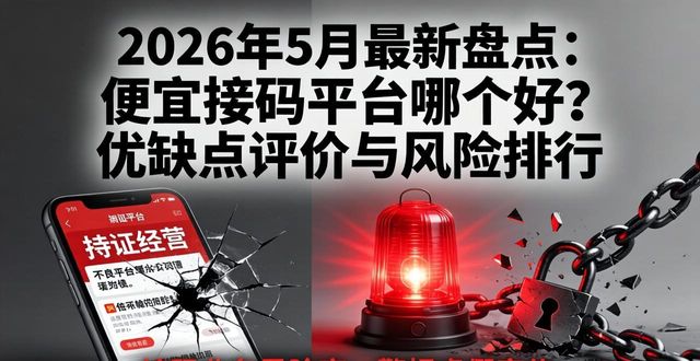 2026年5月最新盘点：便宜接码平台哪个好？优缺点评价与风险排行