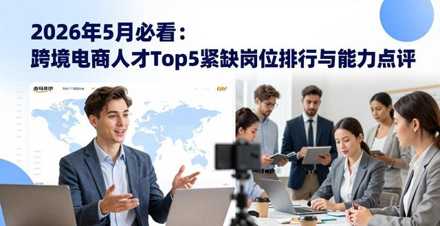 2026年5月必看：跨境电商人才Top5紧缺岗位排行与能力点评