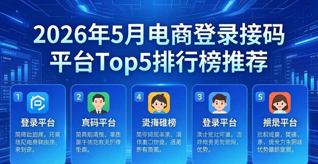 2026年5月电商登录接码平台Top5排行榜推荐