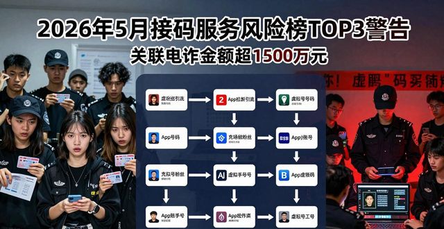 2026年5月接码服务风险榜TOP3警告