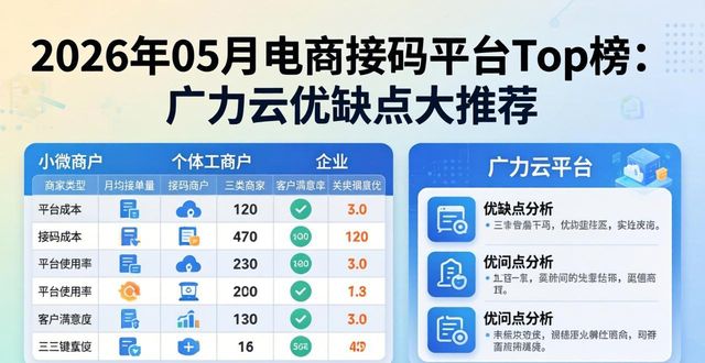 2026年05月电商接码平台Top榜：广力云优缺点大推荐