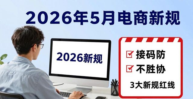 2026年5月电商活动接码防不胜防？这3大新规红线踩中一个就封店