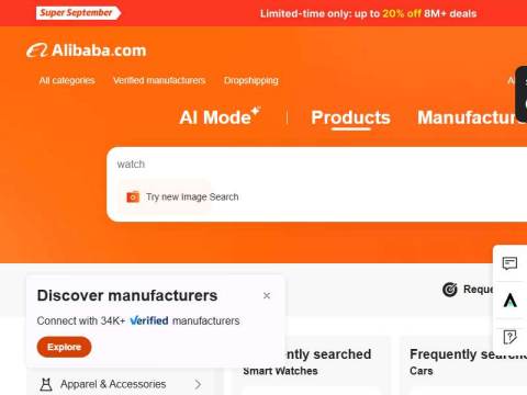 Alibaba.com:来自全球最大在线 B2B 市场的制造商、供应商、出口商和进口商