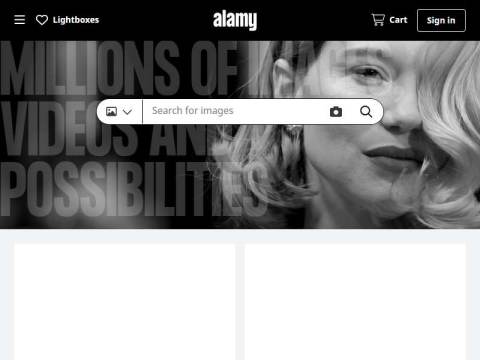 Get creative with stock photos and videos from Alamy