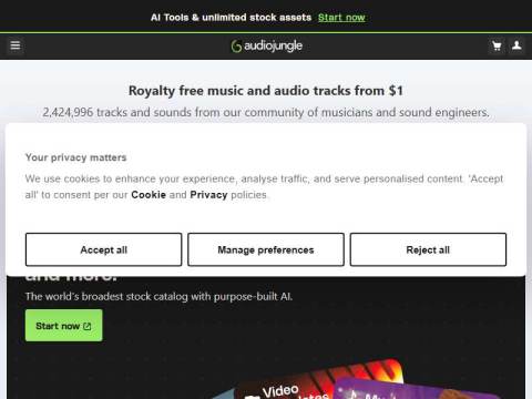 AudioJungle – Royalty Free Music & Audio