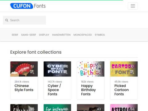 Cufon Fonts: Download High Quality Free Fonts for Desktop and WebFonts