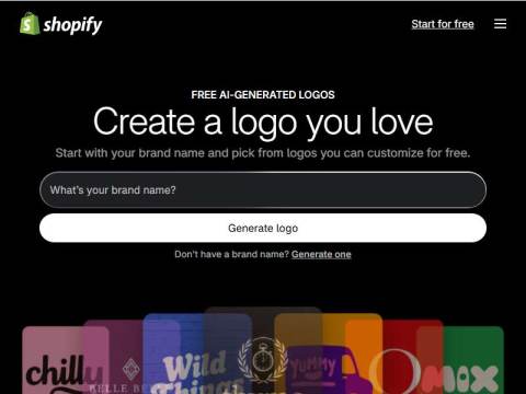 Free AI Logo Maker | Generate a Custom Logo in Minutes – Shopify