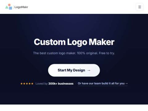 Free Custom Logo Maker | 100% Original | LogoMakr