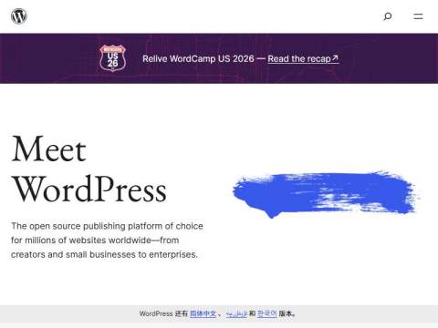 Blog Tool, Publishing Platform, and CMS – WordPress.org