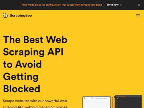 ScrapingBee – The Best Web Scraping API