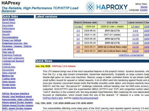 HAProxy – The Reliable, High Perf. TCP/HTTP Load Balancer