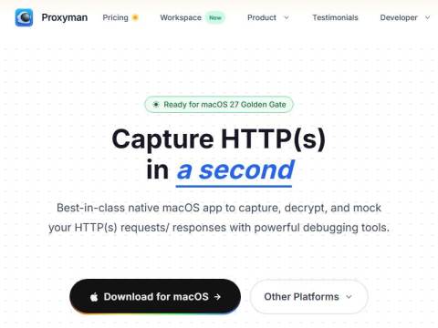 Proxyman – Best HTTP Debugging Proxy for macOS, iOS, Android, Windows & Linu