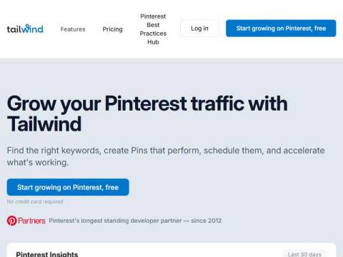 Pinterest Growth Tool — Keyword Research, Pin Creator & Scheduler