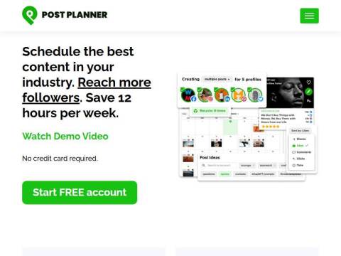 Post Planner: Social Media Scheduler built for Engagement