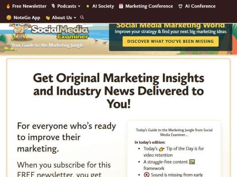 Your Guide to the Marketing Jungle : Social Media Examiner