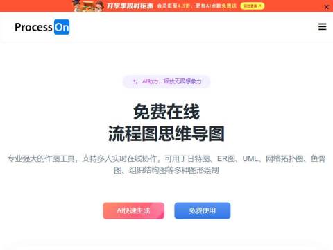 ProcessOn思维导图流程图-在线画思维导图流程图_在线作图实时协作