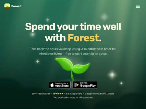 Forest — The #1 Focus App for Time Well Spent