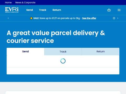 Evri | Send Parcels with Cheap UK Delivery & Courier Service