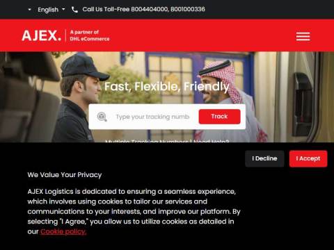 AJEX | Home | Ecommerce | Warehousing | Pharma | Freight