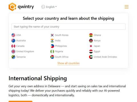 Shipping from USA , Cheap Ship from US at qwintry.com