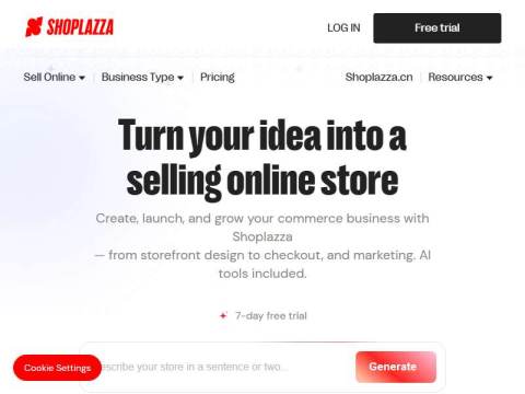 AI-Powered Website Builder & All-in-One Ecommerce Platform | Shoplazza