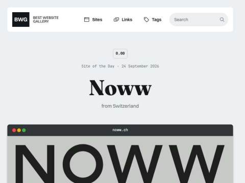 Best Website Gallery – Web Design Inspiration – by @davidhellmann