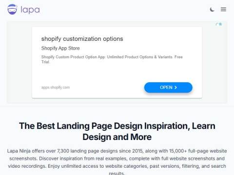 Landing Page Design Examples: 7,300+ Best Landing Pages | Lapa Ninja