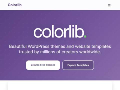 WordPress Themes & Website Templates – Colorlib