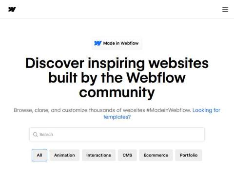 Popular Websites – Webflow