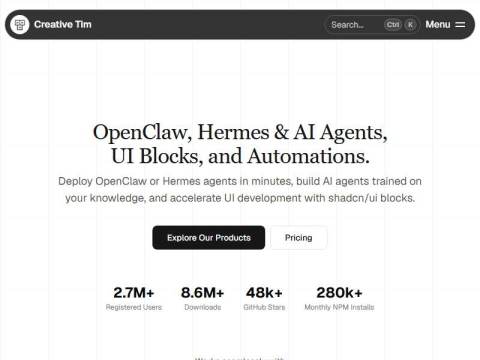 Creative Tim – Build. Automate. Launch. Scale.