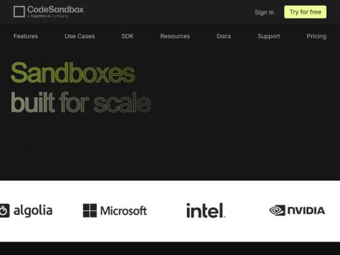 CodeSandbox: Instant Cloud Development Environments