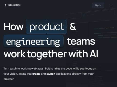 StackBlitz | Instant Dev Environments | Click. Code. Done.
