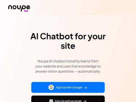 Free AI Chatbot Builder: Create AI Chatbots in minutes | Noupe