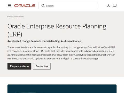 Enterprise Resource Planning (ERP) | Oracle