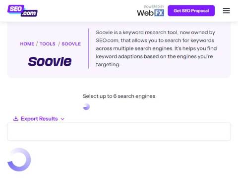 Soovle | Generate keyword ideas from multiple search engines!