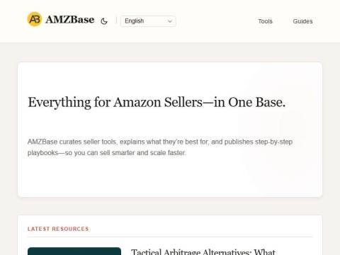 AMZBase | Curated tools & playbooks for Amazon sellers.AMZBase