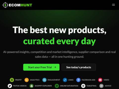 Ecomhunt – Find Winning Products for Your Online Store