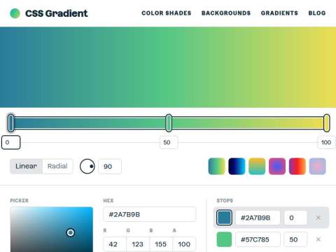CSS Gradient – Generator, Maker, and Background