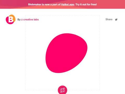 Blobmaker – Make organic SVG shapes for your next design