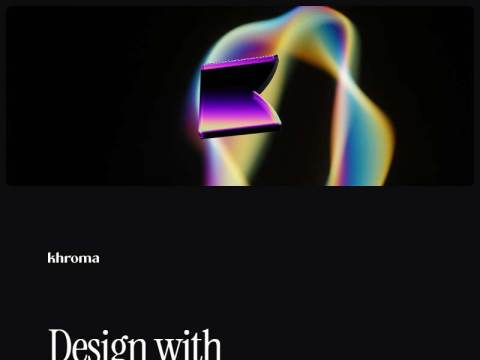 Khroma – AI Color Tool for Designers | Discover and Save Color Palettes
