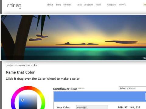 Name that Color – Chirag Mehta : chir.ag