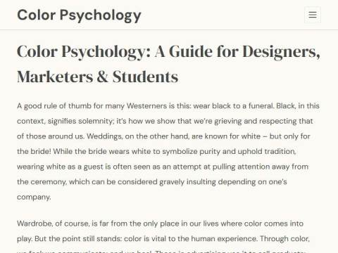 Color Psychology Effects & Meaning: Psychological Insights