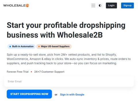 Wholesale2B: Best Dropship Products from Verified US Suppliers
