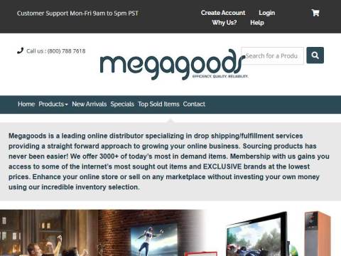 Megagoods – exclusive brands, variety of options, most sought out products. Dist