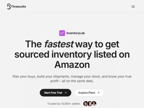 InventoryLab – Amazon FBA Listing & Shipment App | Threecolts