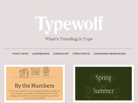 What’s Trending in Type · Typewolf